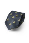 Past Master Masonic Neck Tie -  black   Gold 