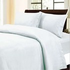 Ideal Egyptian Cotton Bedding Collection Select Size   Tc White Solid