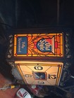 1983 Old Style Beer Stain Glass Look Light Up Bar Clock Sign Heilemans Works Gr8
