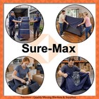 Moving Blanket Furniture Pad - Pro Economy - 80  X 72  Navy Blue And Black