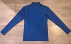 Nike Pro Combat Shirt Mens Dri-fit Hyperwarm Royal Fitted Compression Large New