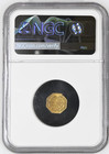 1853 California Fractional Gold Indian Wreath  4b Type Ngc Unc