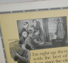 Two 1923 Easel Back Signs  For Wellsworth Glasses   eyeglasses   Frames 