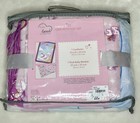 2piece Crib Bedding Set Pink 1 Comforter 1 Plush Baby Blanket Born Loved Rainbow