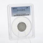 1875-s Seated Liberty Twenty Cent Silver Coin 90  Fine Silver Pcgs Xf 40 Sealed