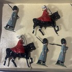 Johillco Hollow-cast Lead Life Guards Toy Soldiers     13 Figures     Box  no Lid 