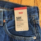 Levis 501 Original Fit Mens 34x32 Denim Jeans Straight Leg Button Fly Cotton Nwt