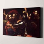 The Taking Of Christ Painting By Caravaggio Jesus Bible Canvas Wall Art Print