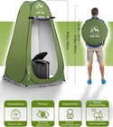 Camping Toilet With Pop-up Privacy Tent And Waste Gel 
