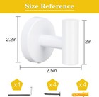  towel Hooks 2 Pack Robe Hook Bathroom Coat Hook Wall Mounted Sus304 Stainless  