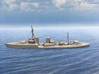 1 1200-1 1250 Japanese  Ijn Destroyer 95 Yr Old   - Vintage Wood Holz Shipmodel