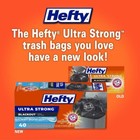 Hefty Ultra Strong Tall Kitchen Trash Bags Blackout Clean Burst 13 Gallon 80 Ct