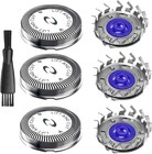 Durable Hq56 Replacement Shaver Heads With Dual Blades - Fits Philips Norelco