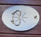 Initial   A    Rodeo Cowboy Letter Shine Gold Silver Western Belt Buckle