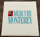 1962 Mercury Monterey - Vintage 24-page Dealer Sales Brochure Catalog - Clean Nm