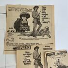 Vintage Movie Pressbook Clippings Lot Call Me Bwana 1963 Bob Hope Anita Ekberg