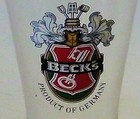 German Beck s Pilsener  2l Beer Glass - Circa 1980 - Sanahed  1001