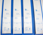 Showgard Dark Black Stamp Mounts 215 20 Narrow Airmail Lot 4 Packs Of 22  m85 