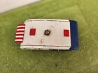 Vintage Japan Tin Toy Litho House Trailer Camper Awning Moveable Door And Bottom