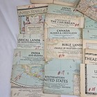Lot Of 23 Vtg 1940s Maps National Geographic Society World Us Japan Historical