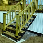 Pylex 13902 Riser 2 Steps Steel Stair Stringer  Black  one Unit 