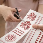 6pc Reusable Floral Mehndi Tattoo Stencil Set Mandala Henna Hand Diy Kit