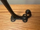 Vintage Black Iron Coat Western Harness Hooks Wall Mounted Heavy Duty Rustic