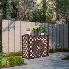 Wooden Air Conditioner Fence Air Conditioner Outer Unit Fence A C Privacy Screen