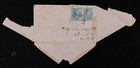 Rare Confederate Csa Scott  5 Turned Cover With  6 Pair On Reverse Okolona Miss