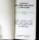 Hammond s City Street Map Atlas Trip Guide 1951 3rd Print Travel Maps New York  