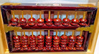 Lotus-flower Brand 9 Rows 63 Beads Huanghuali Original Wood Chinese Abacus