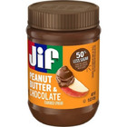 Jif Peanut Butter   Chocolate Flavored Spread 2 Pack