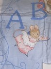 Beatrix Potter Peter Rabbit Vintage 80 90   s Baby Quilt Blanket Nursery Rhymes