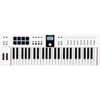 Arturia Keylab Essential 49 Mk3 Keyboard Controller W  Sustain Pedal White