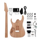 Diy Electric Guitar Kit Beginner Kit 6r Mahogany Body Neck Rosewood Fingerboard