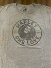 Bob Marley One Love Reggae Concert Band Graphic T Shirt Size Xxl Color Gray