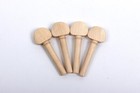 New 4pcs Violin Peg Natural Maple Wood Violin Part Accessories Easy To Install