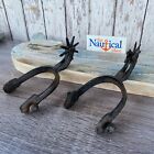 Cast Iron Spurs - Set Of 2 - Western Cowboy Boot Farm Decor - Vintage Style 