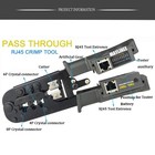Leatbuy Cat5 cat6  Rj45 Crimping Tool Kit Set  Professional Ethernet Punch Do   