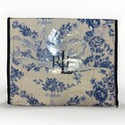 Vtg Ralph Lauren Elsa Blue Standard Pillow Sham 20x26 Botanical Nos Quilted