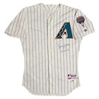 Game Used 2001 Arizona Diamondbacks Signed Brian Anderson Inscribed Jersey 44