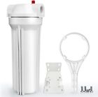 Simpure 3 Pack 10 Inch Whole House Water Filter Housing For 10  X 2 5  Filters