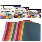 Construction Paper Pad   6 X 9 Inches  72sheets   8 Assorted Colors  1 Pack