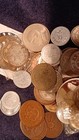 Mixed Lot Many Coins China Fun To Sort  Copper Silver Nickel Brass Aluminum