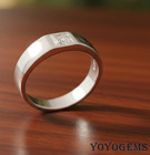 1 80 Ct F vvs1 Princess Cut Moissanite Men s Wedding Ring Solid 14k White Gold