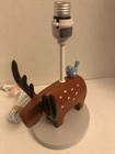 Lambs   Ivy Baby Moose   Bird Blue Room Lamp With Shade Nursery Light Boy girl