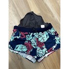 Patagonia Floral Print Ahtletic Shorts With Built In Brief Sz M