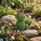 Green Frog Figurine For Plant Pot Decor  5 3  Resin Frog Small Statue Fairy G   
