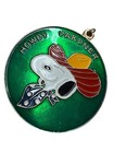 Vintage 50s Peanuts Snoopy Cloisonn   Enamel Aviva Taiwan Pendant Howdy Pardner