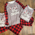 Family Matching Buffalo Plaid Christmas Pajamas